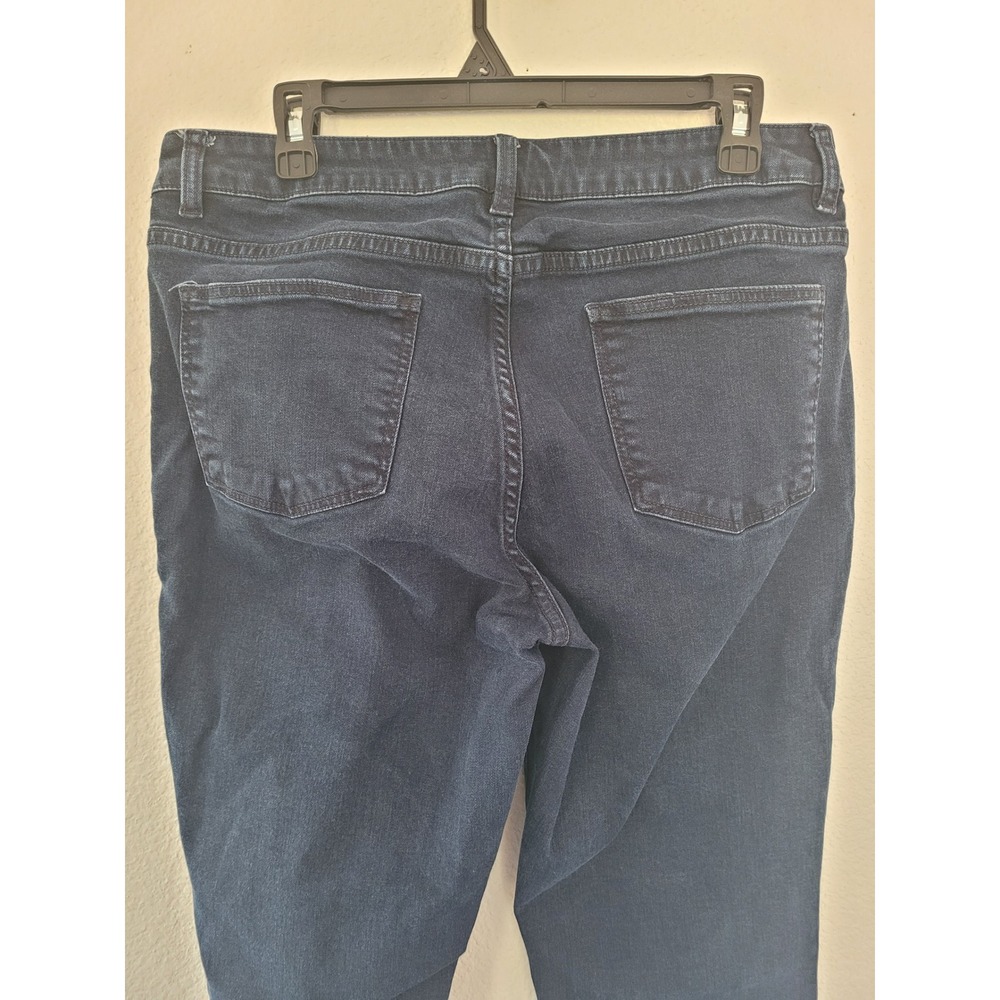 Talbots Curvy Bootcut Jeans Womens Size 14 Dark Wash Denim Pants #19 - Picture 5 of 6